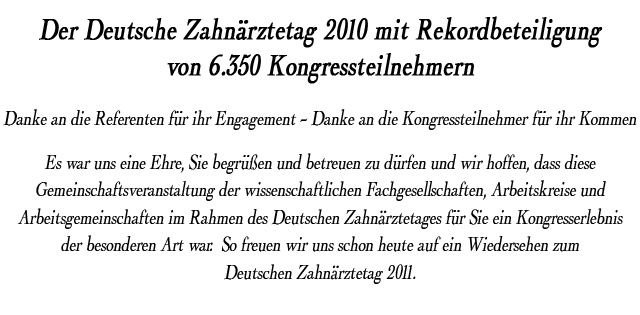 Danksagung Rekordteilnahme