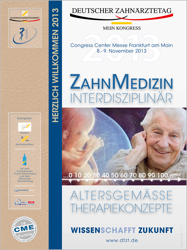 Ankündigung Deutscher Zahnärztetag 2013